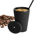 thumbnail image 4 of EIGTHTAIL 24 oz Plastic Studded Cup Double Wall Plastic Inlaid Rivet Tumbler with Lid and Straw (Red), 4 of 5