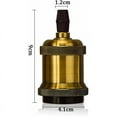 thumbnail image 5 of Portalámparas vintage E27, acabado en latón antiguo, estilo retro, aislamiento seguro, portalámparas colgante Edison para candelabros colgantes de bricolaje, adaptable para bares, cafeterías,, 5 of 5