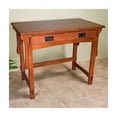 thumbnail image 2 of Crafters and Weavers Arts and Crafts Wood Library Table in Cherry, 2 of 11