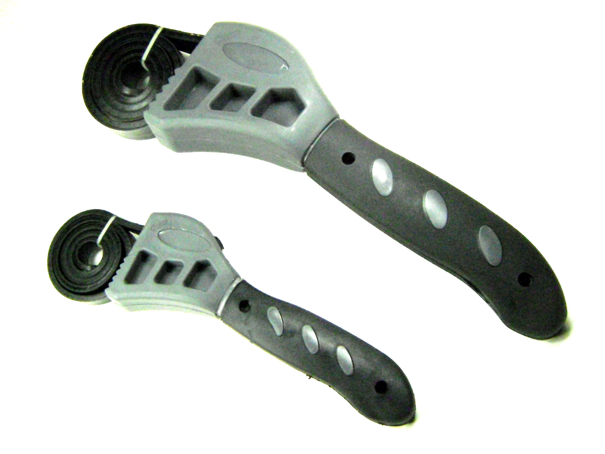 RUBBER STRAP WRENCH SET 2 Pc. Tool Oil Filters Jar Lids Plumbing Tools