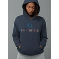 thumbnail image 2 of Big Thinker Plant Garland Hoodie Women -Image by Shutterstock, Female 4X-Large, 2 of 4
