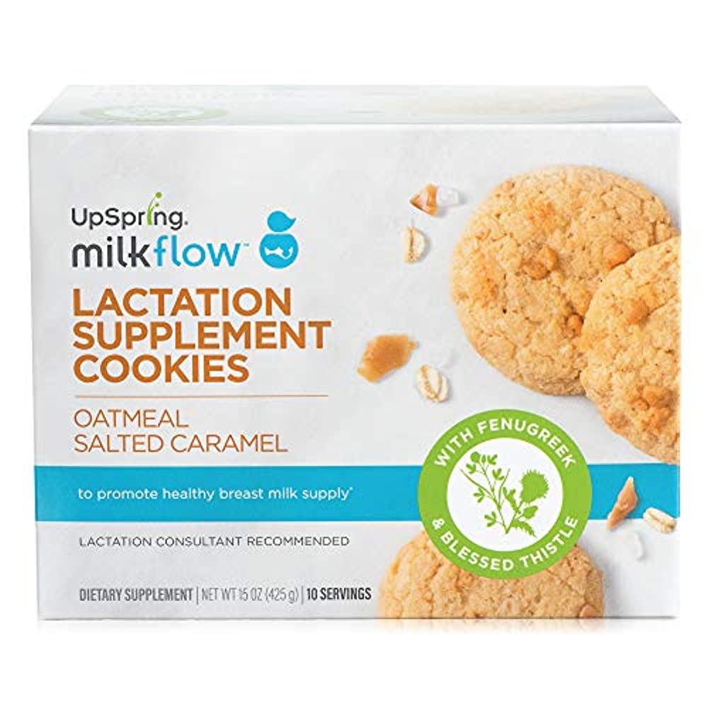 UpSpring Milkflow Lactation Supplement Cookies with Fenugreek and