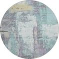 thumbnail image 2 of Addison Rugs Mayfield Premium Machine Washable Transitional Abstract Teal Round Rug, 8' x 8', 2 of 6