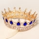 thumbnail image 4 of KAKOWELY Corona de cristal para cumpleaños, accesorio para el cabello de novia, elegante tocado de corona de novia., 4 of 5