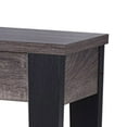 thumbnail image 2 of Wooden Console Table With Bottom Shelf Black And Gray - Saltoro Sherpi, 2 of 2
