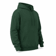 thumbnail image 4 of Trgacdwlo Oversized Hoodie Men Solid Color Long Sleeve Hooded Sweatshirts for Men Workout Fall Winter Pullover for Men with Pocket Dark Green 5XL, 4 of 6
