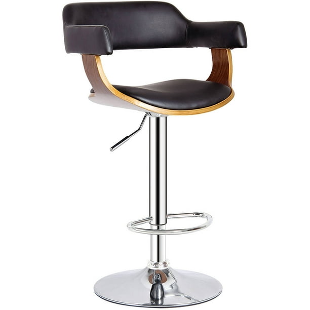 Swivel Adjustable Height, Round Metal Swivel Bar Stools With Back And Arms