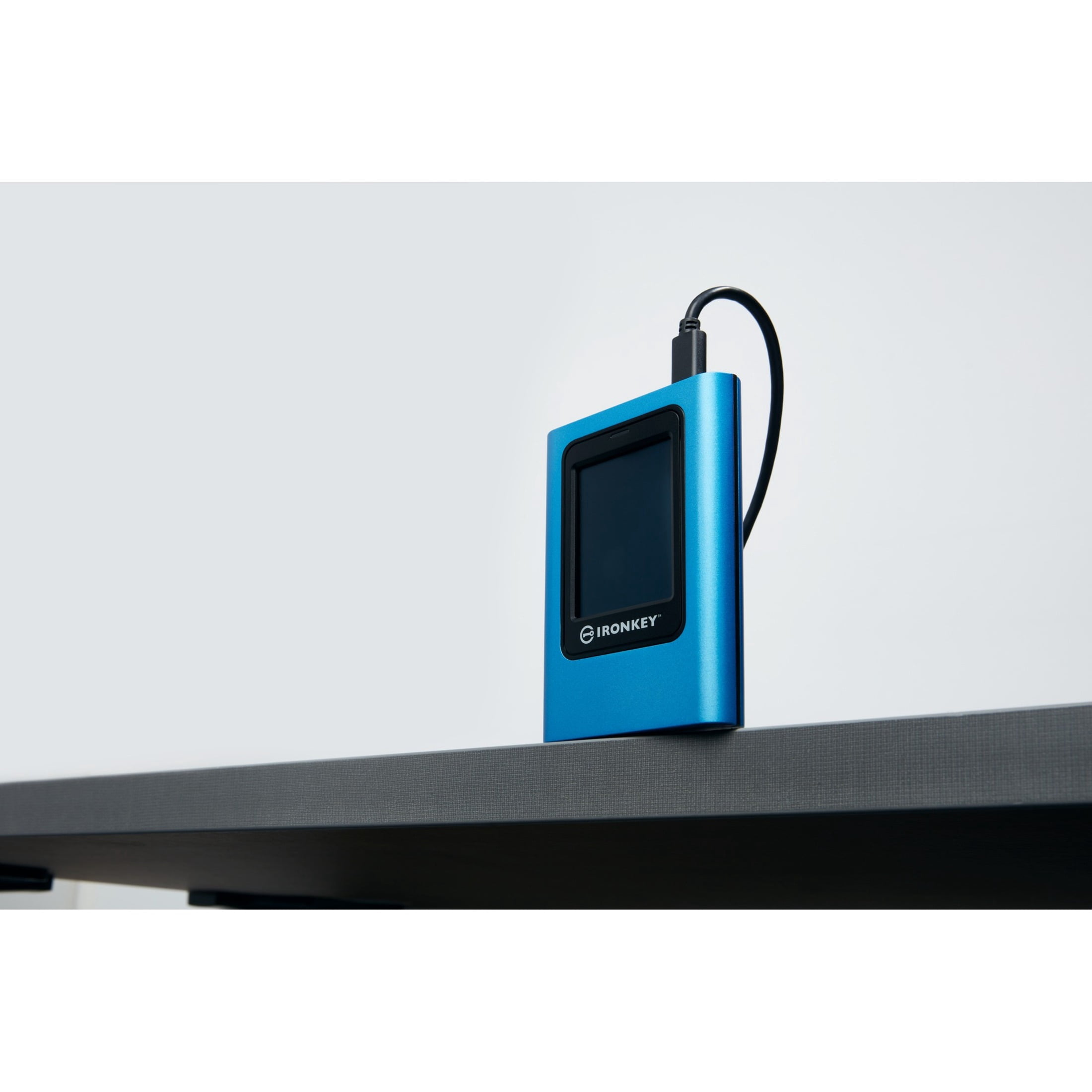 Kingston 960GB IronKey Vault Privacy 80 XTS-AES 256-bit Encrypted External SSD with Intuitive Touch Screen and Multi-Password Protection