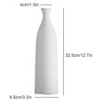 thumbnail image 1 of Jarrón de cerámica blanco simple Huayishang en oferta, venta de artículos de escritorio, 1 jarrón, 1 of 3