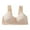 A, variant on 2 Packs Womens Bras Front Close T Back Plus Size Seamless Unlined Large Bust Underwear
