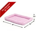 thumbnail image 6 of MidWest QuietTime Pet Bed & Dog Crate Mat, Pink, 36", 6 of 6
