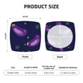 thumbnail image 6 of Uemuo Eggplant Pattern Waterproof Square Couch Cushion Covers, Magic Sofa Covers Washable, Stretch Sofa Seat Cushion Slipcovers, 6 of 9