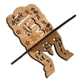 thumbnail image 4 of Toystoory Soporte para libros de madera, estantería extraíble, soporte para libros, soporte hecho a mano, soporte ligero resistente al Decoración del hogar, 4 of 6