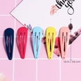 thumbnail image 2 of HAMPPLIES 100pcs Metal Hair Barrettes for Infants Assorted Color Waterdrop Shaped Daily Use, 2 of 7