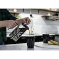 thumbnail image 5 of Chrome 1 Liter Large Glass and Stainless Steel French Press Coffee and Loose Leaf Tea Maker, 5 of 7