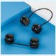 thumbnail image 4 of Ventilador de cuello colgante plegable USB carga 360 grados bolsillo ventiladores sin hojas corbatas eléctrico oficina de verano equipo de enfriamiento negro Eigraketly HA059207-03B, 4 of 7