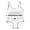 White, variant on Ticikt Girls' Ribbed Cotton Underwear Set, Breathable Training Bra & Panty Combo,Light Pink