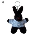 thumbnail image 2 of Animal Backpack Pendant Cute Cartoon Rabbit Keychain Plush Toy Keyring for Backpacks Bags Backpack Pendant, 2 of 8