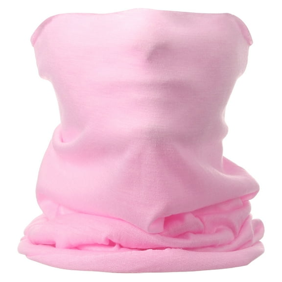 Uxcell Summer Cooling Neck Gaiter Unisex Sun Protect Face Mask, Pink