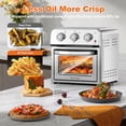 thumbnail image 5 of Plum Chef 13QT Air Fryer Toaster Oven Combo, 7-in-1 Multifunctional Countertop Oven with 360° Hot Air Circulation for Healthy Oil-Free Cooking, Family Size, Stainless Steel, Silver, 5 of 11