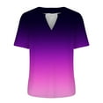 thumbnail image 4 of Dressy Blouses for Women Work Professional Tunic Shirts to Wear with Leggings Hawaiian Shirts Blue, 4 of 5