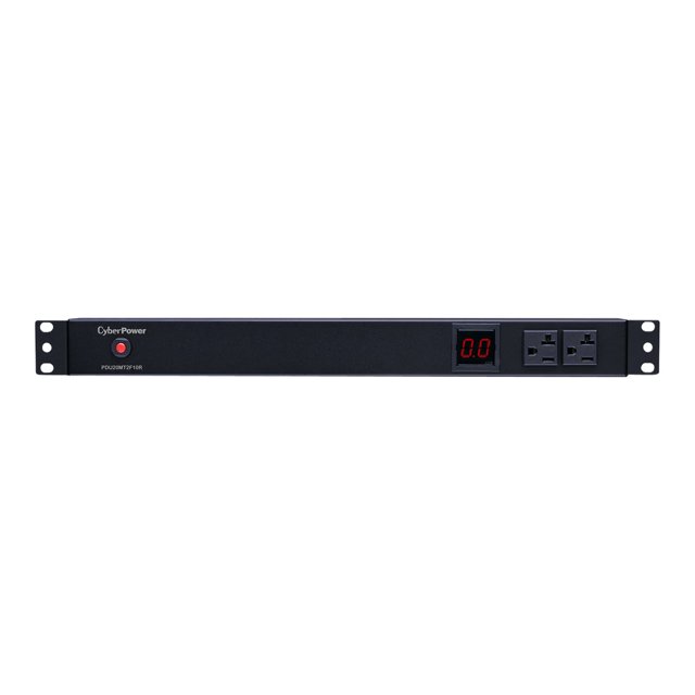 CyberPower Metered Series PDU20MT2F10R - Unité de distribution de Puissance (Montable en Rack) - AC 120 V - Entrée : NEMA L5-20 - Connecteurs de Sortie : 12 (NEMA 5-20) - 1U - pour Paragon Online OL2000RMXL2U