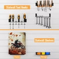 thumbnail image 3 of INCLY 30PCS Slatwall Accessories Set with Slatwall Baskets, Slatwall Hooks, Slatwall Shelves, Slatwall Bins, Slatwall Cups, Heavy Duty Slat Wall Accessory for Garage Roo, 3 of 7