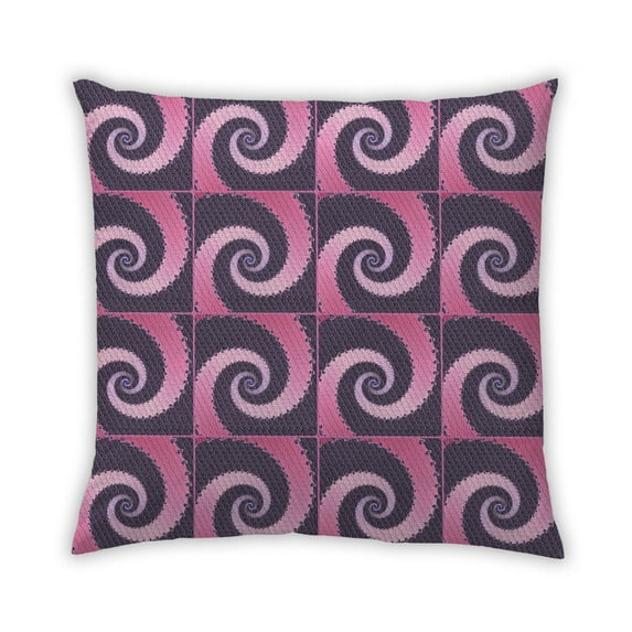 Ahgly Company Outdoor Square Contemporary Throw Pillow, 18 inch by 18 inch