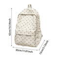 thumbnail image 3 of Cute Polka Dot Casual Daypack, Large Capacity Laptop Backpack, Lightweight backpack for Travel Shopping Work Dating Daily Use-Red, 3 of 4