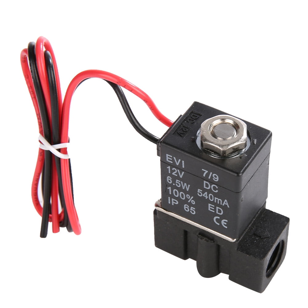 NC Electric Solenoid Valve, Light Weight 1/8 Inch NPT Deenergized