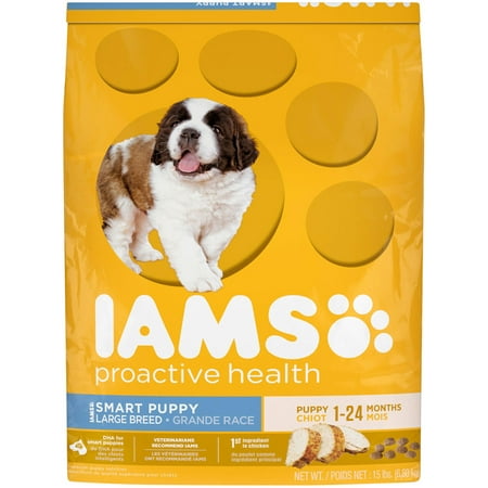 iams smart puppy iams proactive health smart puppy large breed puppy food 15 pounds walmart iams smart puppy iams proactive health smart puppy large breed puppy food 15 pounds walmart