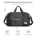 thumbnail image 5 of IvyH Large Travel Duffel Bag Gym Bag with Shoes Compartment and Wet Pocket,Portable Waterproof Lightweight Weekender Tote Duffle Bag for Women Men, 5 of 8