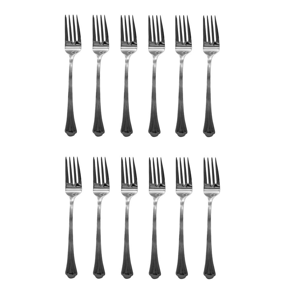 Gorham Nouveau 18/8 Stainless Steel 7 1/8" Salad Fork (Set of Twelve