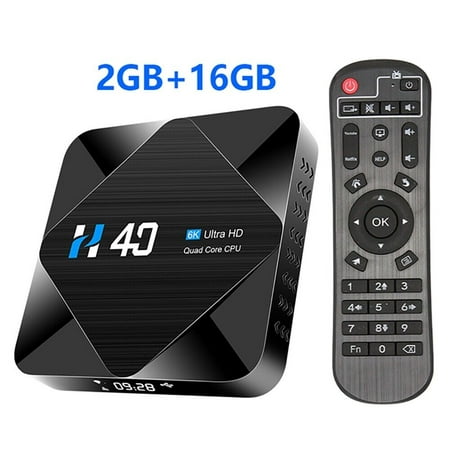 6K Android TV Box HD Media Player Dual WiFi Smart Steamer Quad Core 3D Home US