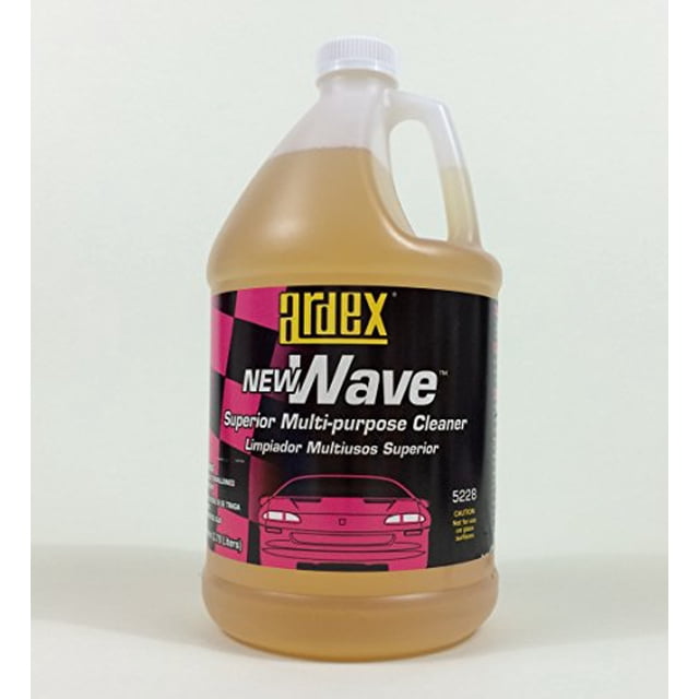 Ardex New Wave Multi Purpose Cleaner Concentrate (1 Gal) - Professional Car Detailing Kit Interior Cleaner for Automotive, Marine & RV - Safe, Non-Caustic Formula for Deep Cleaning & Degreasing