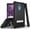 Black/Black, variant on Brown Tri-Shield Rugged Case Cover [with Metal Kickstand + Wrist Strap Lanyard] for LG K40 | LG Solo | LG K12 Plus | LG X4 (2019)