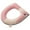 Pink #5, variant on Soft Toilet Seat Cushion with Adhesive Straps & Handle | Comfortable Bear Design | Fits Round & Elongated Toilets | Easy to Clean | Home, Office & Public Use