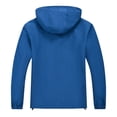 thumbnail image 2 of Tyhengta Men's Jacket Waterproof Coat Hooded Raincoat Outdoor Hiking Lightweight Windbreaker Royal blue M, 2 of 6