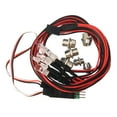 thumbnail image 1 of RC Car 6 Kit de luces LED 2 Blanco 2 Rojo 2 Azul Reemplazo para Axial SCX10 Traxxas TRX4 D90 Redcat Abanopi Luces de coche, 1 of 6
