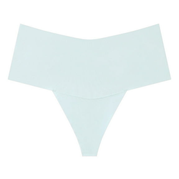 Womens' Plus Size Seamless Underwears Cotton Seamless Breathable Desire High Waist Thong Underwear