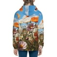 thumbnail image 6 of Sikiie Vibrant Field Of Blossoms Zip Up Hoodie Teenage, hoodies for Teenage, Zipper Sweatshirt Jacket for Daily, Traveling-Medium, 6 of 6