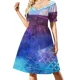 thumbnail image 2 of El Jardín de las Delicias - El Bosco Vestido de manga corta vestido mujer verano, 2 of 7
