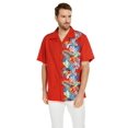 thumbnail image 1 of Hawaii Hangover Chemise en Coton Premium Aloha pour Hommes Orchidée Paradis Rouge TG, 1 of 5