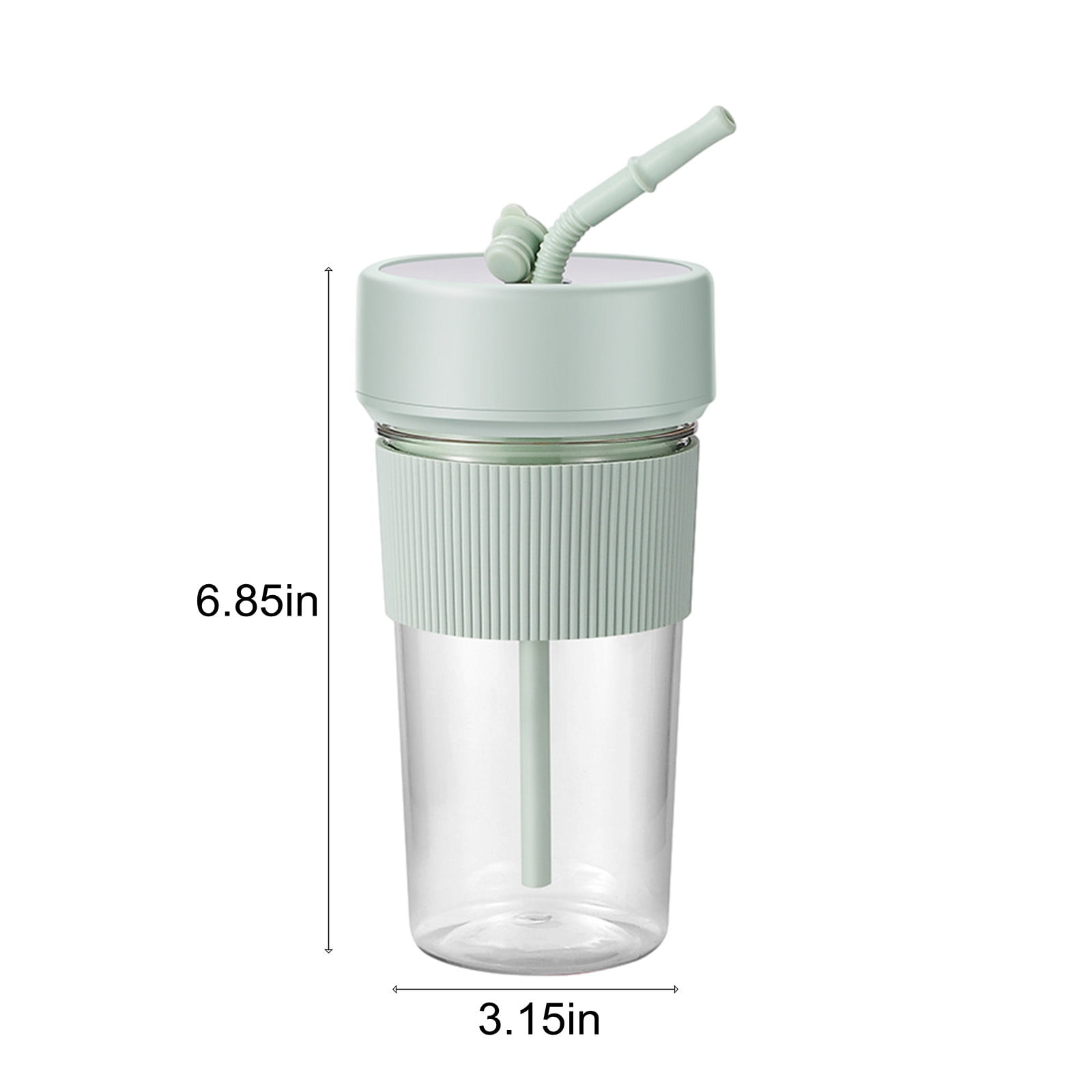 SNGMN Portable Blender with 6 Blades, USB Rechargeable Juicer for Smoothies and Shakes, Easy to Clean with Straw, 350ml Capacity, 18000rpm