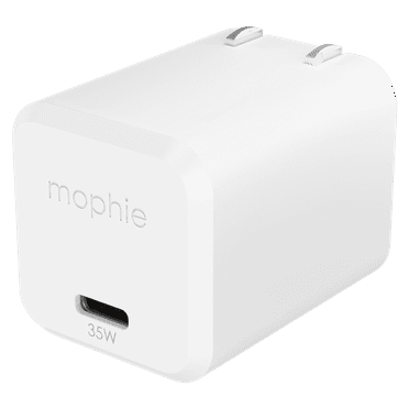 mophie - speedport 35 USB C PD GaN 35W Fast Wall Charger - White