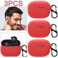 thumbnail image 5 of Soporte Caja Carga Silicona Funda Suave para para Redmi Buds 3 Lite (Rojo), 5 of 5