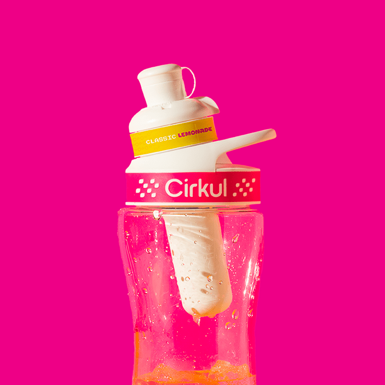 Cirkul Squeeze Classic Lemonade, Flavor Cartridge, Drink Mix, 1-Pack, White