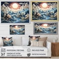 thumbnail image 4 of Designart "Glacier Arctic II" Modern Floater Framed Wall Art Living Room, 4 of 7
