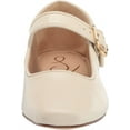 thumbnail image 2 of Sam Edelman Michaela Modern Ivory Mary Jane Buckle Ankle Strap Pointed Toe Flats (Modern Ivory, 8.5), 2 of 6