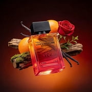 YCZ Love's Red Flame Men's Cologne, Passionate Vanilla & Musk Eau De Parfum, Warm & Spicy Fragrance for Date Night, 1.7 fl oz